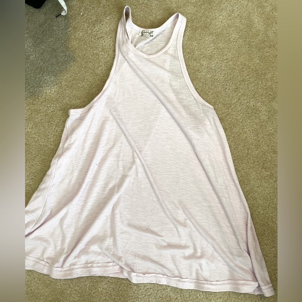 Free people high next lavender tank size small